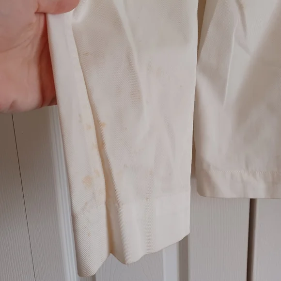 50s - 60s Vintage White 2 Navy Uniform Tops with Black Insignia. Shirts Retro - Picture 3 of 16